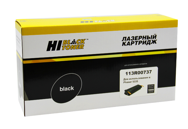 картридж hi-black (hb-113r00737) для xerox phaser 5335, восстановленный, 10k
