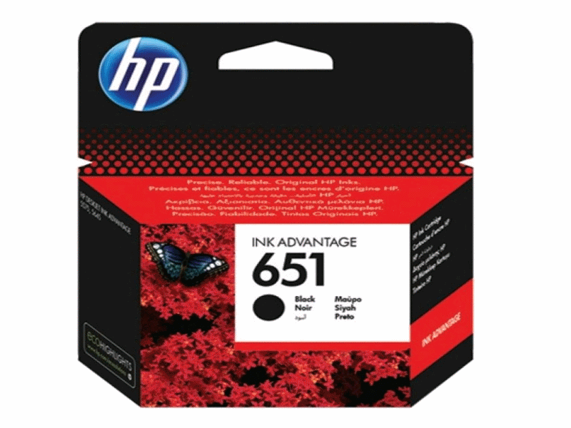 картридж 651 для hp dj 5645, 0,6к (o) c2p10ae, bk