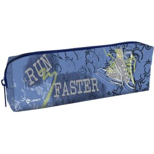 пенал-косметичка lamark "run faster", 1 отд., на молнии, 19,5х7х3 см