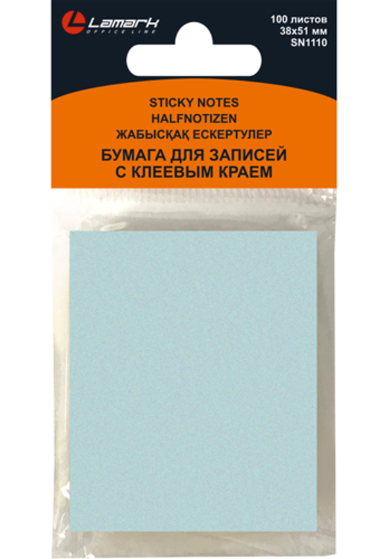 бумага с кл.краем 38*51 100л lamark голубой sn1110-bl