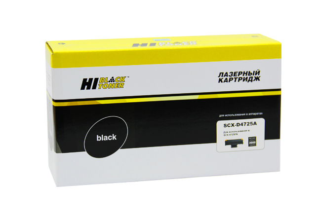 картридж hi-black (hb-scx-d4725a) для samsung scx-4725f, 3k