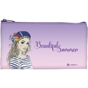 косметичка lamark "морячка" серии красотки,1 отд., на молнии, 19,5х10,5 см