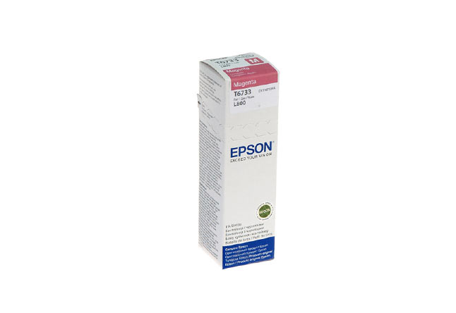чернила epson l800/l1800/l810/l850 (о) c13t67334a, magenta, 70ml