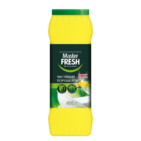 чистящее средство порошок 400 г master fresh "аромат лимона", с0006179