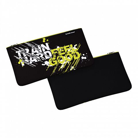 пенал конверт erichkrause light 220x120мм train hard