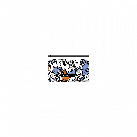 папка-конверт на zip-молнии erichkrause® tulips, card size
