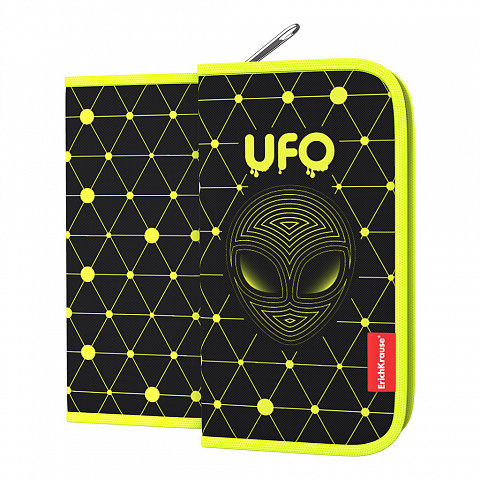 пенал-книжка без наполнения erichkrause 110x205x25мм ufo