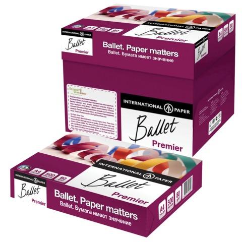 бумага офисная ballet premiere а4 500л. 80г/м2 класс a