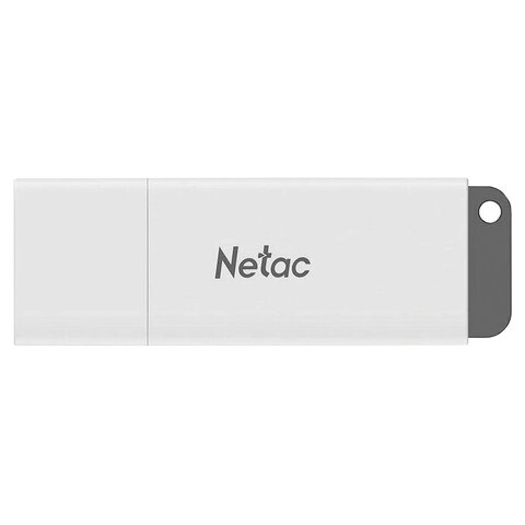 флеш-диск 32gb netac u185, usb 3.0, белый, nt03u185n-032g-30wh