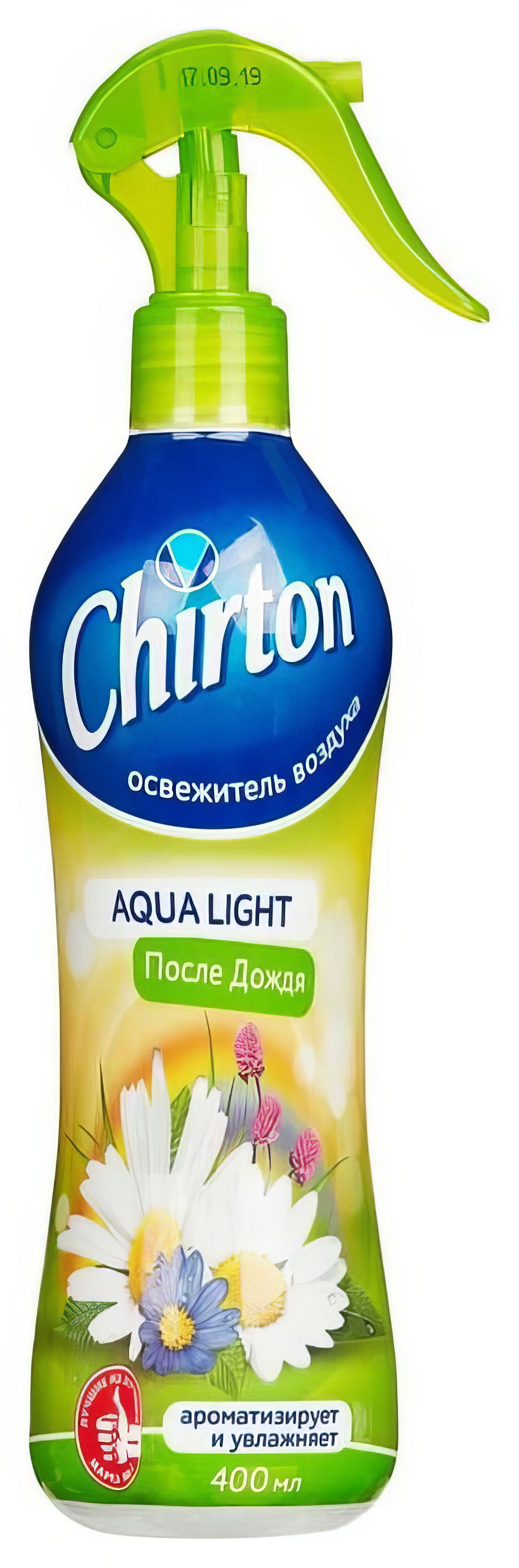 освежитель воздуха водный chirton "после дождя" 400 мл