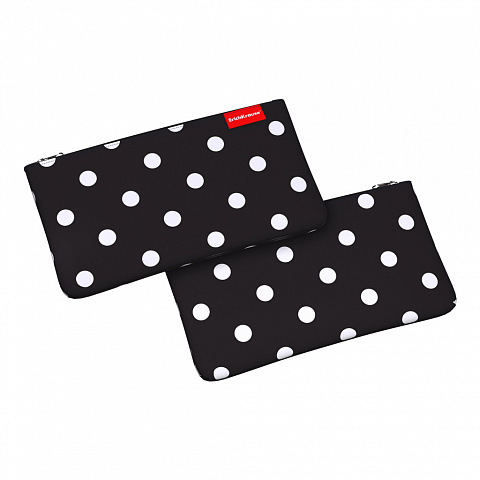 пенал конверт erichkrause light 220x120мм dots in black