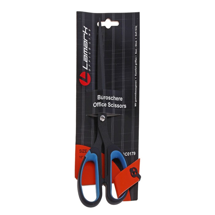 ножницы 25,4мм lamark покрытие non-stick, мягкие вставки sc0179