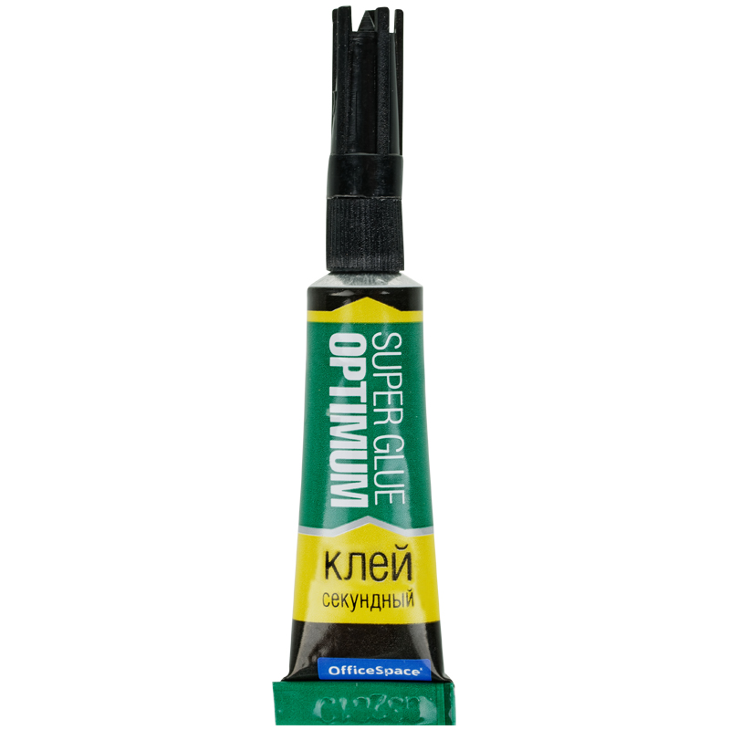 клей секундный officespace "super glue optimum", 3г, лента