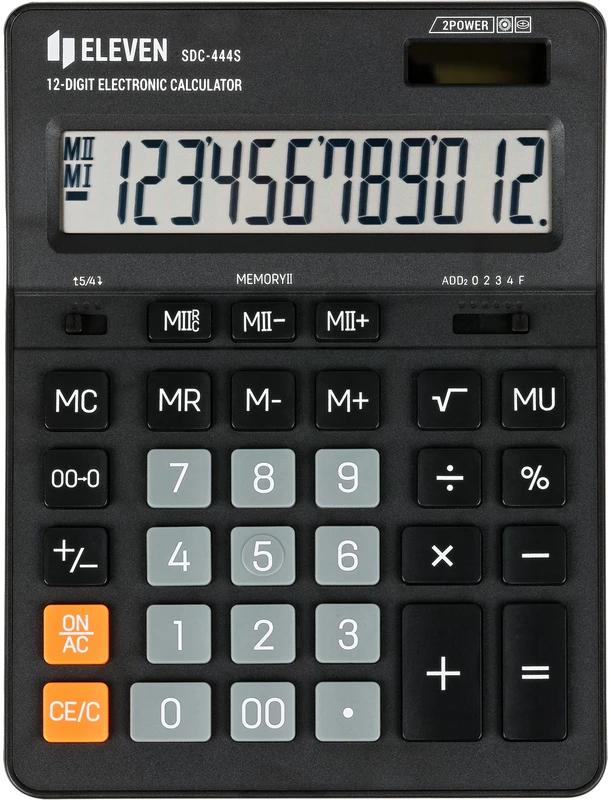 калькулятор 12-разр. eleven sdc-444s 153*199
