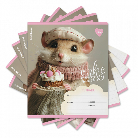 тетрадь 18л. клетка erichkrause cake master 63262