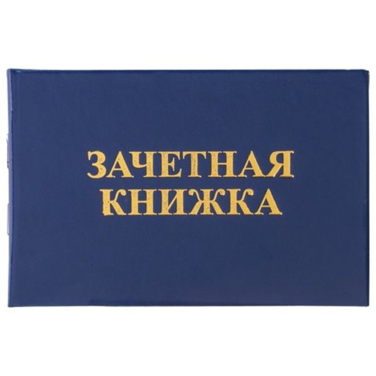 бланк документа "зачетная книжка для среднего профессионального образования" 101х138мм 129142
