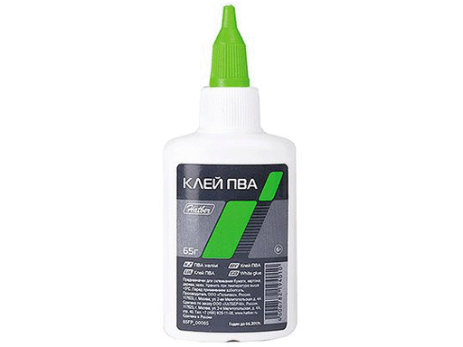 клей пва 65гр. hatber 65fp_00065