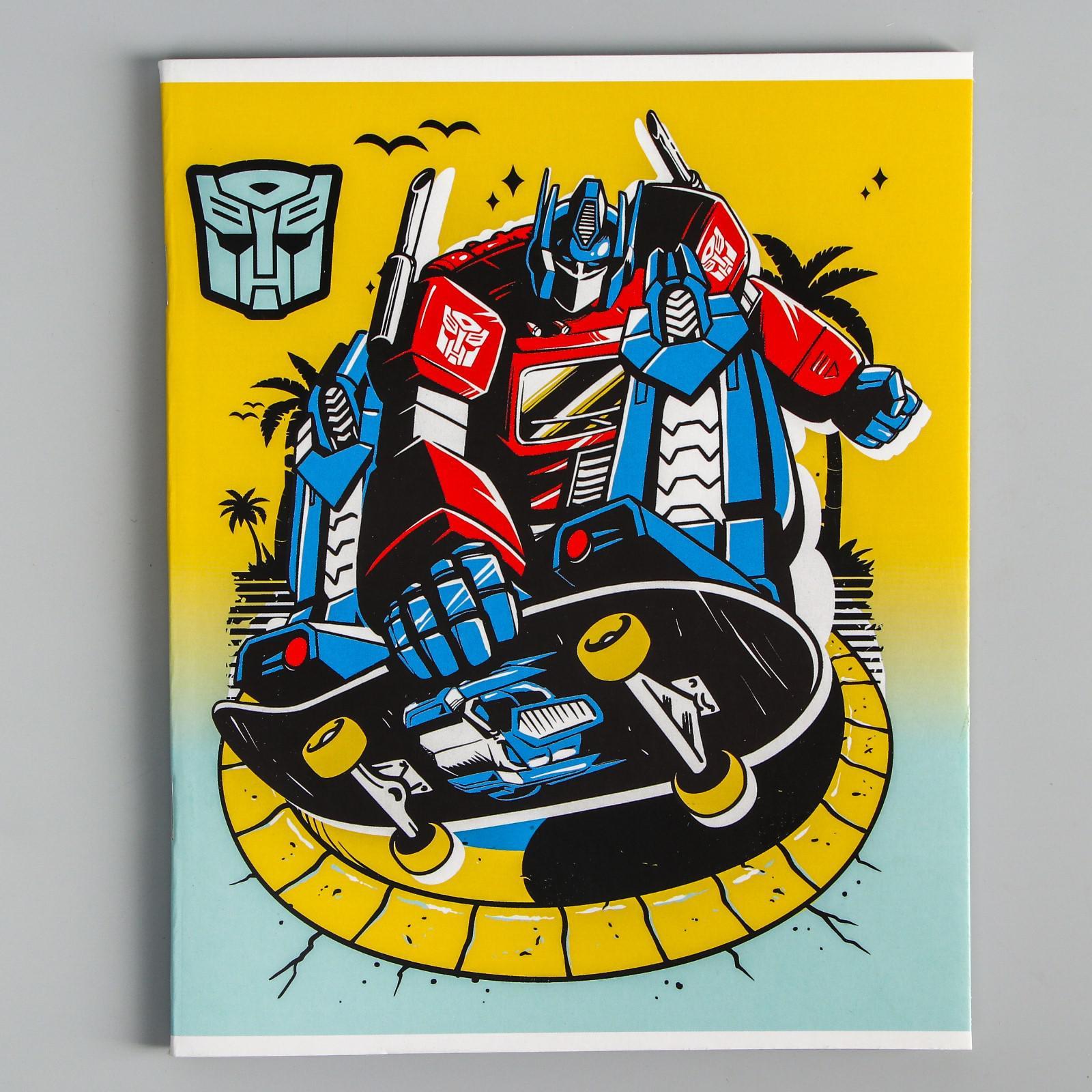 тетрадь 48л. а5 клетка transformers 5194381