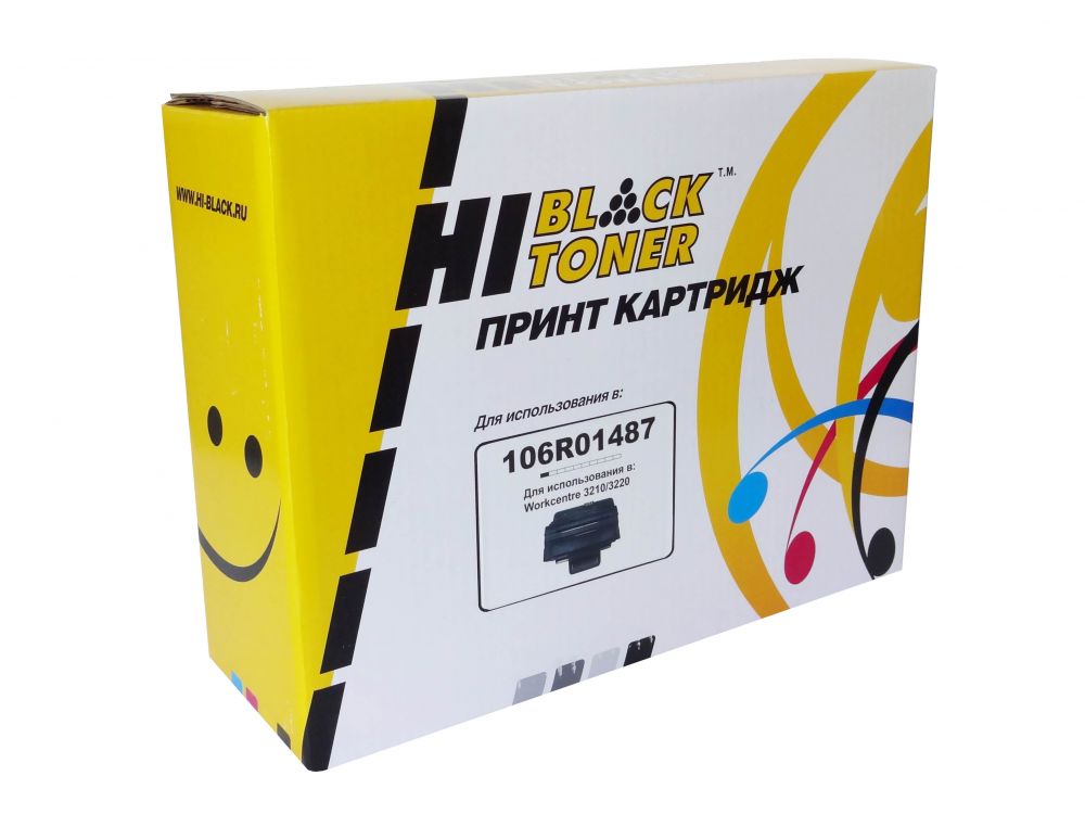картридж hi-black (hb-106r01487) для xerox wc 3210/3220, 4k