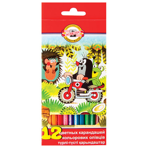 карандаши 12цв. koh-i-noor "крот" 3652012026ks