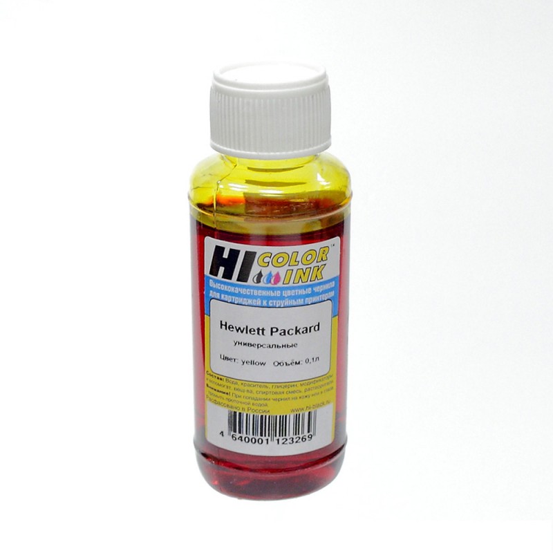 чернила hi-black универсальные для hp, c, 0,1 л.