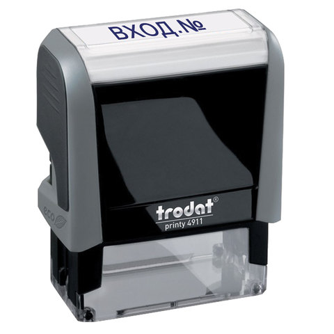 штамп "вход №" trodat 38*14 4911p4-1.22