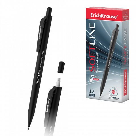 карандаш авт.0,9 erichkrause softline 48181