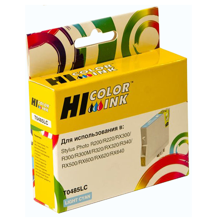 картридж hi-black (hb-t0485) для epson stylus photo r200/r300/rx500/rx600, lc