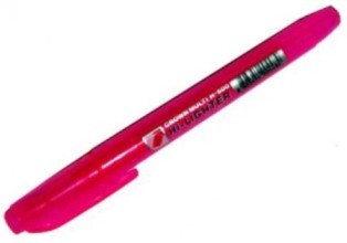 текстовыделитель crown "multi hi-lighter" розовый, 1-4мм