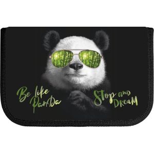 пенал lamark smart content "panda", 1 отд., на 36 пр.,140х210х40 мм, косм. и карман внутри