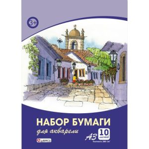 папка для акварели а3 10л. 200г/м2 lamark