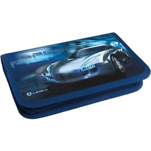 пенал lamark speed racer, 1 отд., 130х200х30 мм, печать по ткани, на молнии