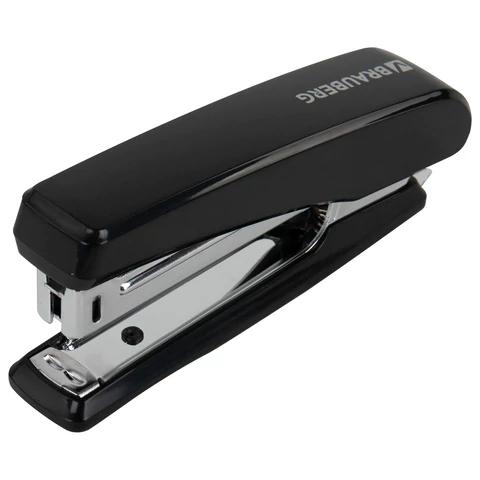 степлер №10 brauberg "standard", до 20 листов, черный, 272754