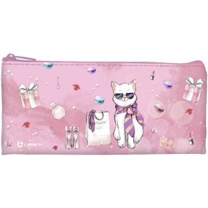 косметичка lamark "fashion cat", 1 отд., на молнии, 19,5х7,5 см