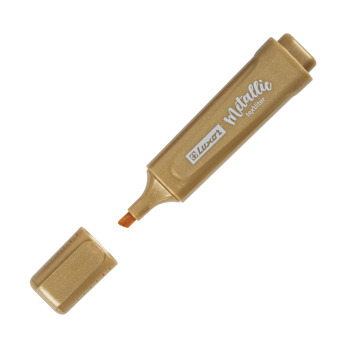 текстовыделитель luxor "textliter metallic" золото, 1-5мм
