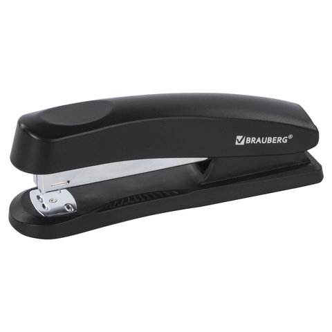 степлер №24/6 brauberg "standard+" 30л. 228606-7