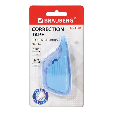 корректирующая лента 5мм*12м brauberg ultra 229064