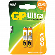 gp ultra, aaa (lr03, 24а), 2шт/уп gp 24au-cr2