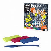 пластилин 12цв.180гр. erichkrause простоквашино +стек