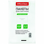 пакеты фасовочные (1000шт.) officeclean, пнд, 18*35см, 7мкм, евроупаковка