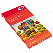 пластилин 22цв.440гр. гамма мультики 21011903 + стек