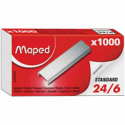 скобы №24/6 maped "standard" никелированные