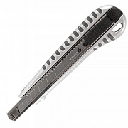 нож канц.09мм brauberg "universal", автофиксатор, резиновые вставки, 236970