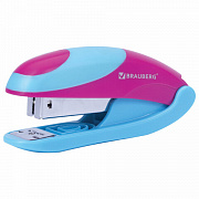степлер №24/6 brauberg "mix" 20л. 229077