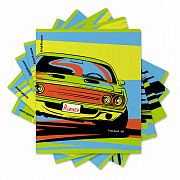 тетрадь 48л. а5 клетка erichkrause neon car, глянцевая ламинация