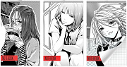 блокнот на скобе lamark "manga", а6, 30 л., клетка
