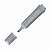 текстовыделитель luxor "textliter metallic" серебро, 1-5мм