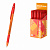 ручка шариковая erichkrause r-301 stick&grip orange 0.7, цвет чернил красный 43189