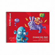 альбом для рисования 20л. а4 на гребне erichkrause jolly friends микроперфорация