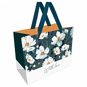 пакет подарочный 32*26*12см meshu "bright meadow", матовая ламинация